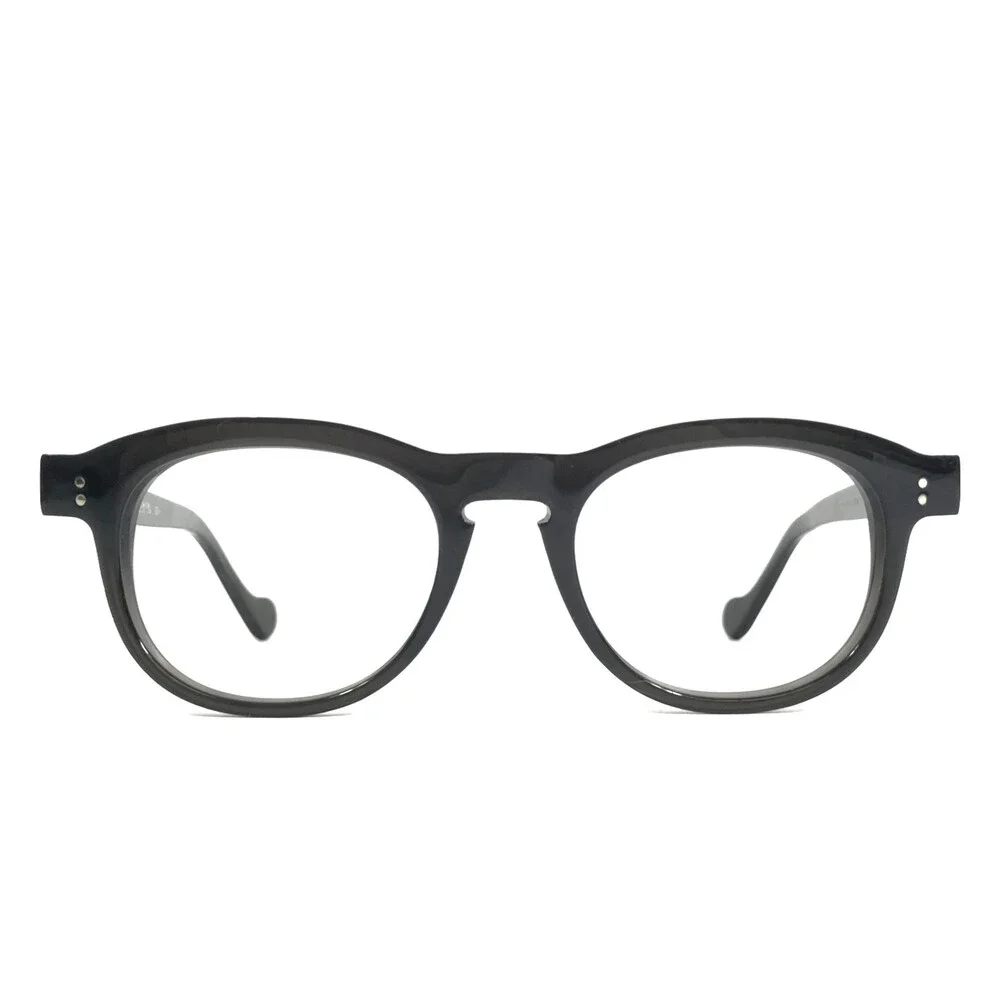 Anne & Valentin Eyeglasses Frames CHET 1538 Shiny Black Round Full Rim 45-20-140
